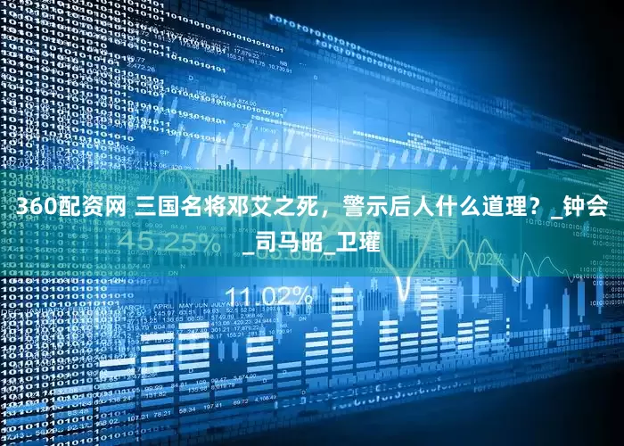 360配资网 三国名将邓艾之死，警示后人什么道理？_钟会_司马昭_卫瓘